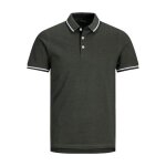 Polo grande taille jack & jones paulos - vert for�t - 2xl