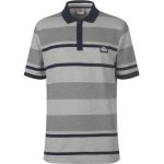 Polo - lonsdale - gris et marine - manches courtes - col polo - regular fit
