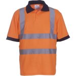Polo haute visibilit� manches courtes yoko hi viz - orange fluo