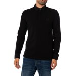 Polo homme armani exchange noir 165212 - manches longues - boutons