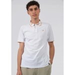 Polo homme blanc 100% coton - kaporal - noah - manches courtes - col polo