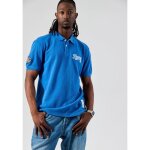Polo homme bleu - kaporal - barni - 100% coton bio - manches courtes - regular