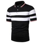 Polo hommecasual polos homme 3 bouton lger col polopolo homme manches courtes coupe ajuste pour golf ...