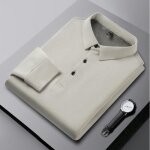 Polo homme chaud doublé polaire hiver t - shirt tops business confortable manches longues couleur unie ... Polo homme chaud doublé polaire hiver t - shirt tops business confortable manches longues couleur unie ...