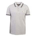 Polo homme - chevignon - sherman - manches courtes - col polo - gris clair