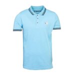 Polo sherman logo color� brod� avec boutons argent�s homme chevignon