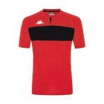 Polo homme kappa dalto - rouge / noir - taille m - tissu mesh et insert - slim fit Polo homme kappa dalto - rouge / noir - taille m - tissu mesh et insert - slim fit