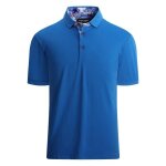 Polo homme manches courtes t - shirt ete couleur unie tops elegant stretch tissu confortable - taille ...