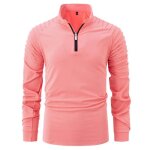 Polo homme manches longues col À fermeture Éclair casual polo shirt slim fit couleur unie confortable ... Polo homme manches longues col À fermeture Éclair casual polo shirt slim fit couleur unie confortable ...