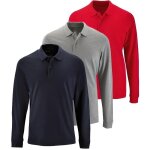 Polo homme - npz - lot de 3 - manches longues - 100% coton - plusieurs couleurs disponibles Polo homme - npz - lot de 3 - manches longues - 100% coton - plusieurs couleurs disponibles