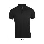 Polo homme polycoton - sol s - prime - noir - homme - regular - manches courtes - col polo Polo homme polycoton - sol s - prime - noir - homme - regular - manches courtes - col polo