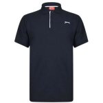 Polo homme - slazenger - bleu marine - manches courtes - col polo - 65% polyester 35% coton
