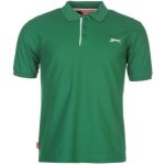 Polo homme - slazenger - vert - manches courtes - col 3 boutons - tissu respirant Polo homme - slazenger - vert - manches courtes - col 3 boutons - tissu respirant