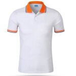 Polo homme sport coton revers tee shirt homme xl à manches courtes vêtement masculin - orange Polo homme sport coton revers tee shirt homme xl à manches courtes vêtement masculin - orange