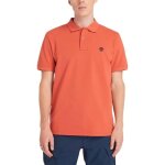 Polo homme timberland piqu� millers river orange - manches courtes - col polo