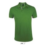 Polo homme - portland - vert bourgeon - manches courtes - 100% coton ringspun - coupe ajust�e