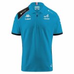 Polo - kappa - acrem - bwt alpine f1 team - bleu - manches courtes - col polo