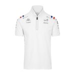 Polo - kappa - asham - bwt alpine f1 team - officiel - manches courtes - blanc