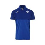 Polo rugby homme kappa castres olympique angat 6 bleu - officiel