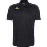 Polo kappa ghiolo - black / grey dk - 4xl