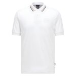 Un polo luxueux coupé à une coupe définie par boss menswear. doté de rayures emblématiques au col ce ... Un polo luxueux coupé à une coupe définie par boss menswear. doté de rayures emblématiques au col ce ...