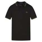 Polo en maille piqu� fred perry noir