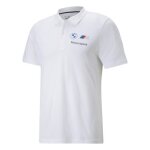 Polo maille piqu�e puma blanc