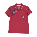 Polo manches courtes gar�on 10 - 16 ans - degr� celsius - rouge - col polo