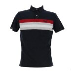 Polo manches courtes lightweight stripe jersey polo nv - superdry