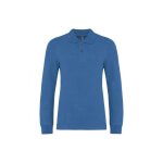 Polo manches longues enfant kariban - light royal blue - 10 / 12 ans