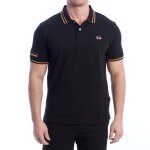 Polo - la martina - ymp014 - pk031 - noir - manches courtes - regular fit