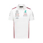 Polo - mercedes - amg - formule 1 - officiel - blanc - manches courtes - regular Polo - mercedes - amg - formule 1 - officiel - blanc - manches courtes - regular