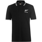 Polo rugby - all blacks - noir - manches courtes - 65% polyester - 35% coton Polo rugby - all blacks - noir - manches courtes - 65% polyester - 35% coton