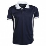 Polo respirant - pen duick - noir - manches courtes - 100% polyester - quick dry