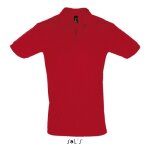 Polo - perfect - rouge - 100% coton - manches courtes - col polo