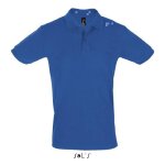 Polo - perfect - royal - 100% coton - manches courtes - col polo