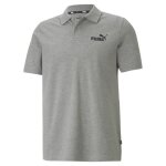Polo puma essential pique - gris chin�