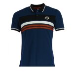 Polo sergio tacchini ishen - sergio tacchini - homme - bleu - manches courtes - col polo