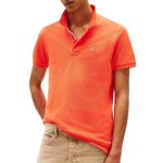 Polo t - shirt tommy hilfiger slim placket flag hommes