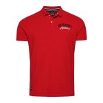 Polo superdry classic pique - rouge