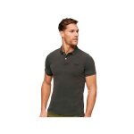 Polo superdry homme vintage destroy noir coton