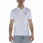 Polo - timberland - stretch - blanc - homme - manches courtes - autres cols