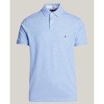 Polo tommy hilfiger manches courtes homme regular fit bleu ciel clair