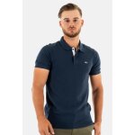 Polo homme - tommy jeans - slim placket pol c87 - couleur bleu - taille standard