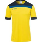 Polo - uhlsport - offense 23 - jaune citron - manches courtes - respirant Polo - uhlsport - offense 23 - jaune citron - manches courtes - respirant