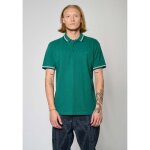Polo vert homme en 100% coton - kaporal - rayoc - manches courtes - coupe regular - col polo