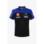 Polo - yamaha - factory monster energy - officiel motogp - noir - manches courtes - regular