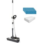 Polti moppy black premium balai vapeur sans fil nettoyeur de sols