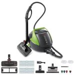 Polti vaporetto pro 95 turbo flexi - nettoyeur vapeur multi - surfaces - 1100 w - 13 l - noir / vert