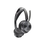 Poly voyager focus 2 casque usb c certifi� microsoft teams + adaptateur usb - c / a - certification microsoft ...